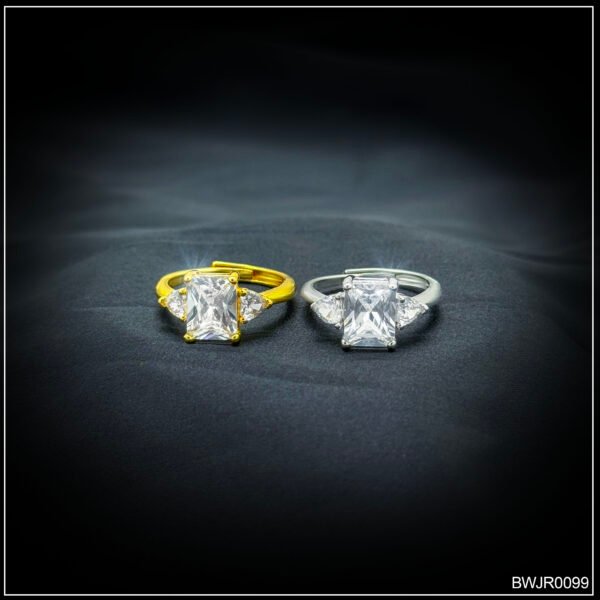 Rectangular Solitaire Ring