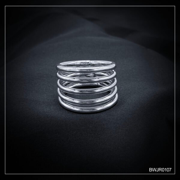 Silver Spiral Ring