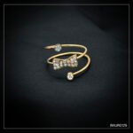 Spiral Bow Gold Ring