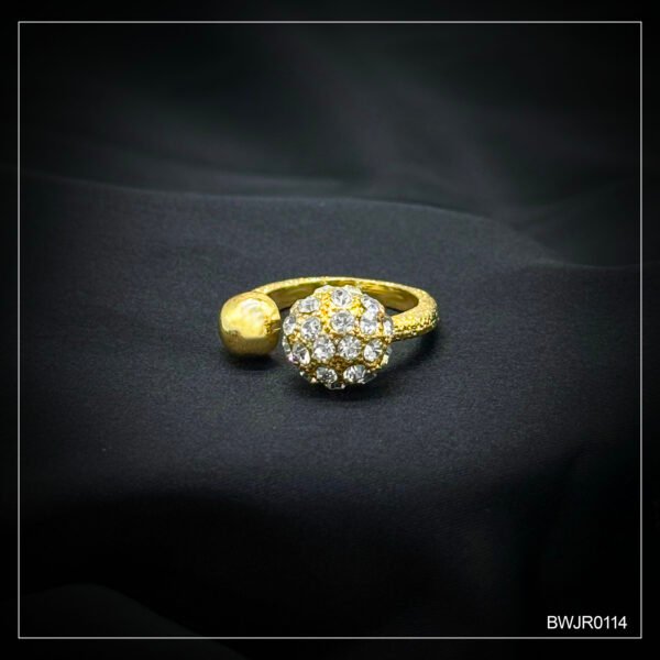 Faux Stud Diamond Ring