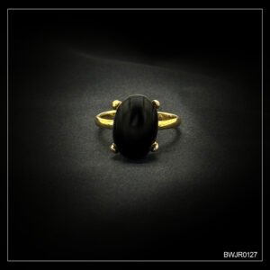 Black Gemstone Ring