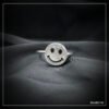 Silver Smiley Ring