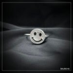 Silver Smiley Ring